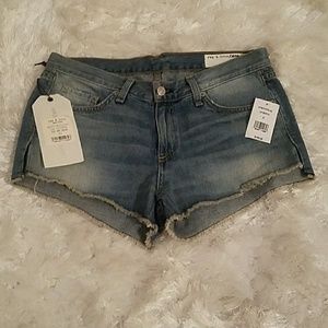 Rag & Bone/Jean Soft denim shorts